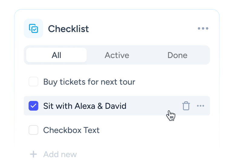 Checklist