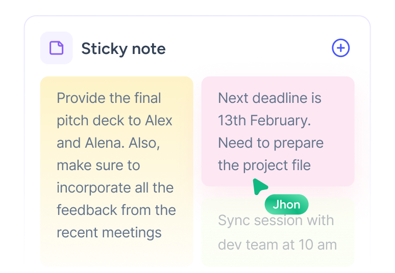 Sticky Note